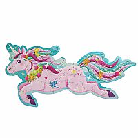 Shimmery Unicorn Floor Puzzle