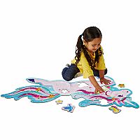 Shimmery Unicorn Floor Puzzle