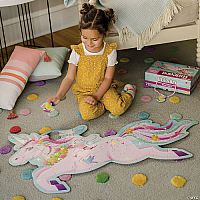 Shimmery Unicorn Floor Puzzle
