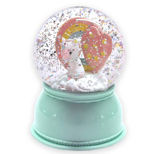 Snow Globe Night Light Unicorn Smart Kids Toys