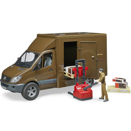 Bruder MB Sprinter UPS Truck with Driver - Smart Kids Toys
