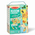 USA Map Floor Puzzle