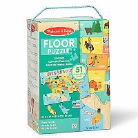 USA Map Floor Puzzle