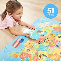 USA Map Floor Puzzle