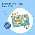 USA Map Floor Puzzle