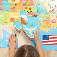 USA Map Floor Puzzle