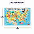 USA Map Floor Puzzle