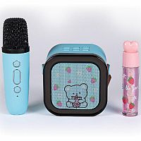 LED Wireless Karaoke Mini Microphone & Speaker