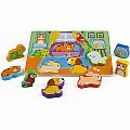 Wooden Pets Puzzle & Play Pieces