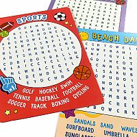 Word Search Activity Cards