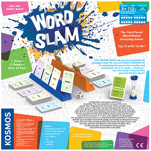 Word Slam Game Smart Kids Toys